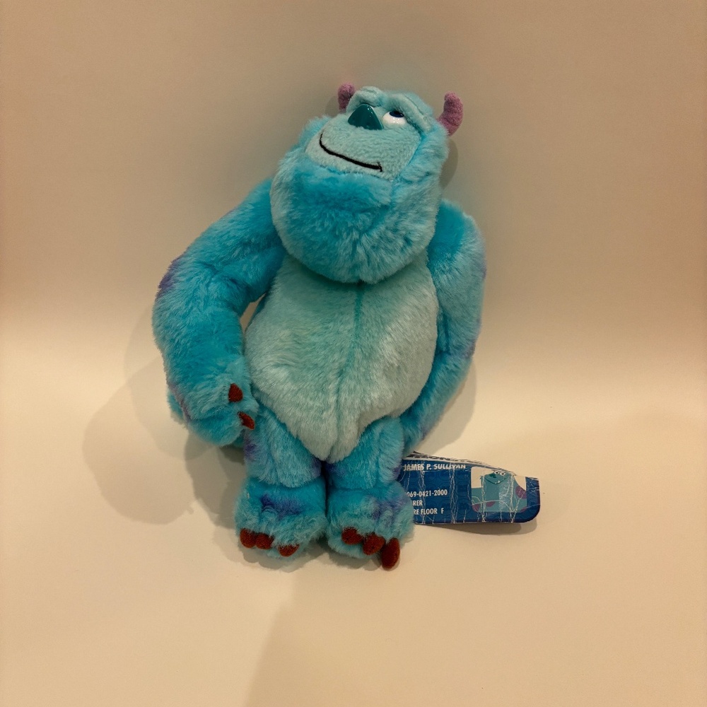 Disney Pixar Sulley Monsters Inc. Stuffed Animal Vintage with Tag